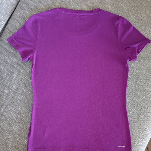 Adidas Climalite women's sports t-shirt size S like new, purple