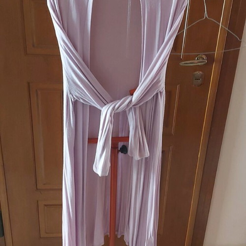 Long pink cardigan like new, one size L/XL, Made in Italy