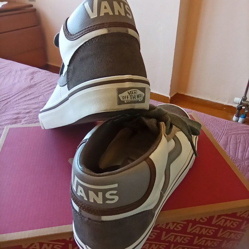 Vans Mid Skool sneakers size 43 like new, coffee-beige