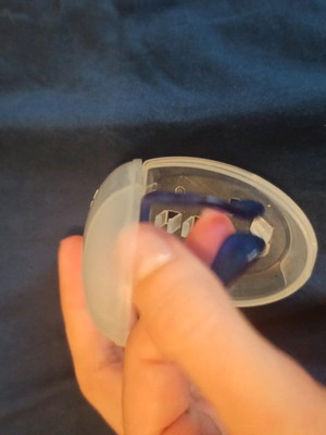 Μυτακια κολυμβησης μπλε σαν καινούργιο με θήκη