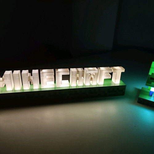 Minecraft lamps like new, set of 2 pieces