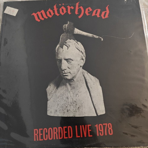 Motorhead Recorded Live 1978 Vinyl LP Album used, metal