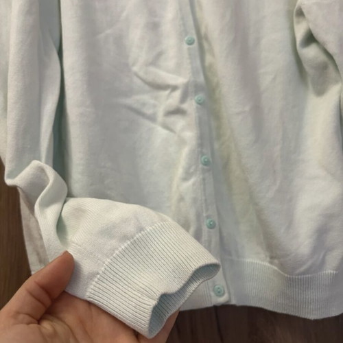 H&M Basic cardigan turquoise like new size large