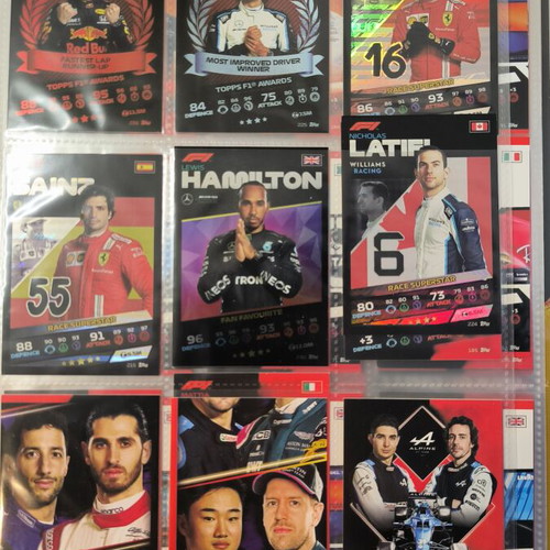 Formula 1 Topps Turbo Attax 2021 cards pack of 344, like new