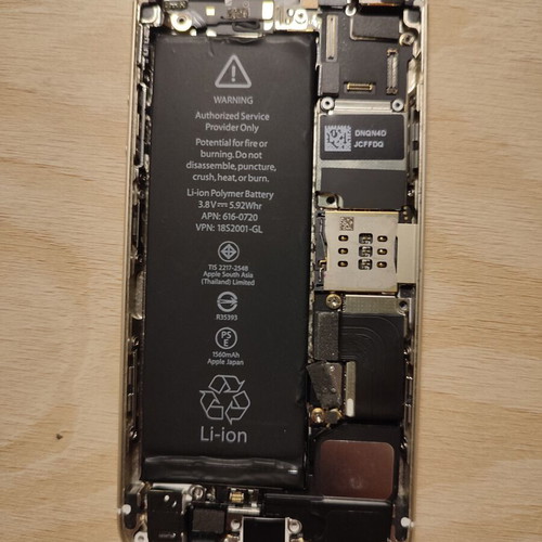 Apple iPhone 5s Gold A1533 used for parts or repair