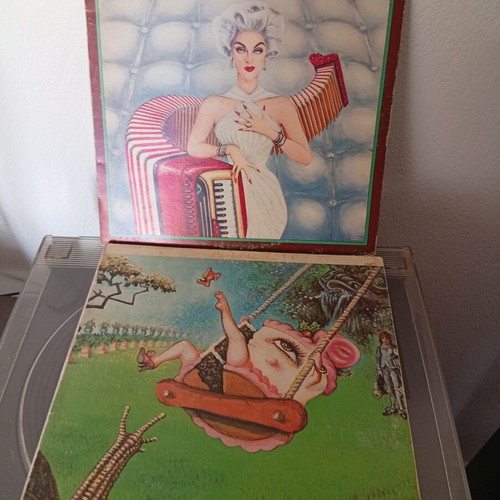 Little Feat rock vinyl records used, pack of 2, Greek editions