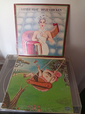 Little Feat rock vinyl records used, pack of 2, Greek editions