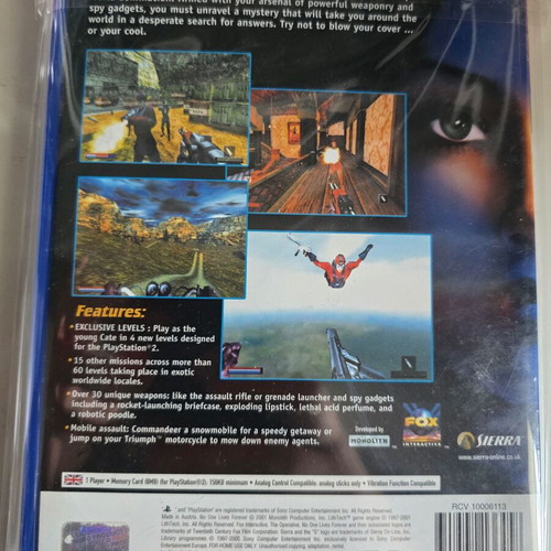 The Operative: No One Lives Forever PS2 game