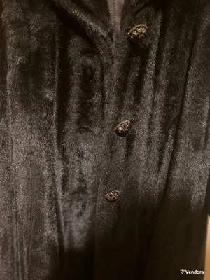 Black coat size S/36/8 like new