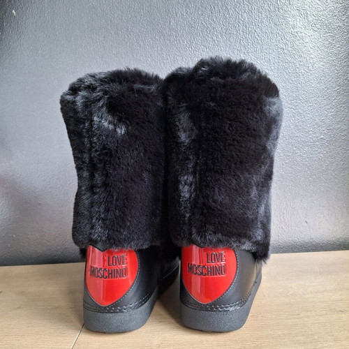Love Moschino women's boots new, black, size 38
