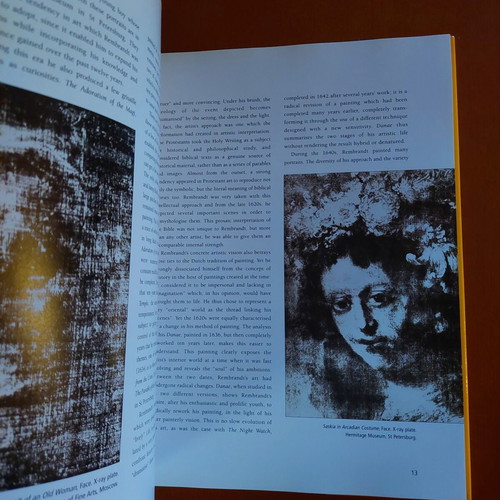 Rembrandt book hardcover with dust jacket new