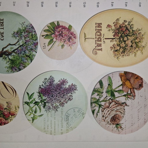 Decoupage craft designs, set