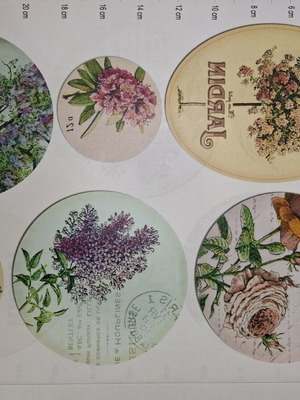 Decoupage craft designs, set
