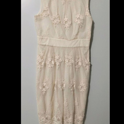 Tulle dress white like new, size S