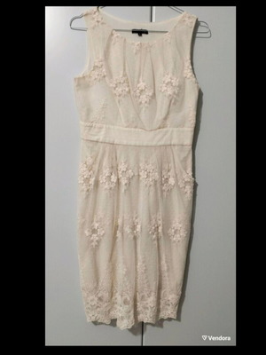 Tulle dress white like new, size S