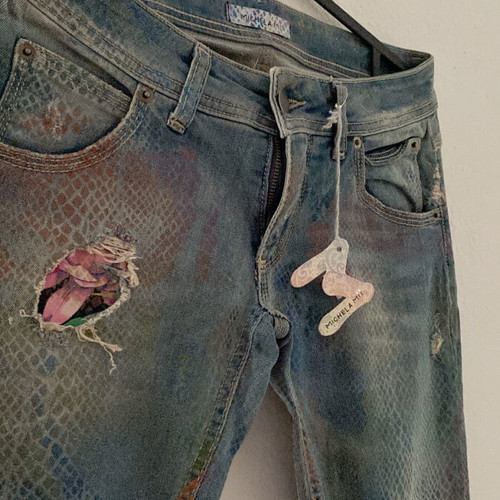 Michela Mii denim jeans new, size S, blue