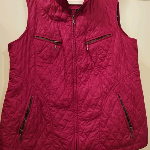 Gelco women's waterproof vest size 50, like new, red