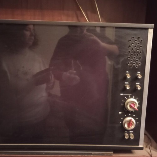 Uranya Vintage Black and White TV used, collectible