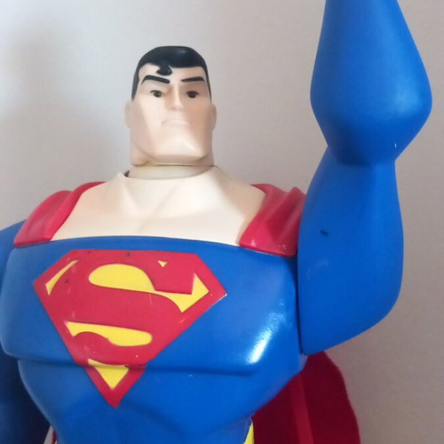 Sonic Zoom Superman action figure used, 30cm, Mattel 2003, Justice League