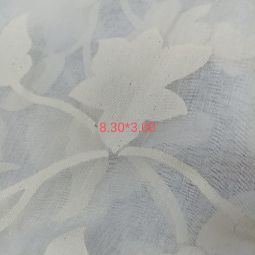 Κουρτίνα εκρου ύφασμα ντεβορε Ιταλίας 8.30x3.00 καινούργιο
