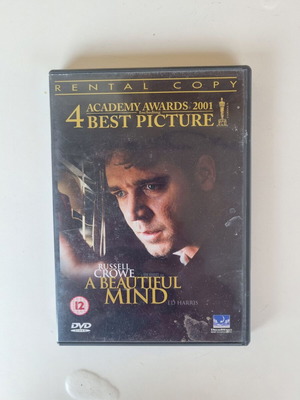 A Beautiful Mind DVD, thriller biography drama, subbed