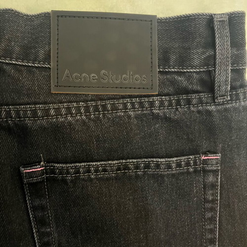 Acne Studios 1981 jeans like new, size S, wide fit, black washed