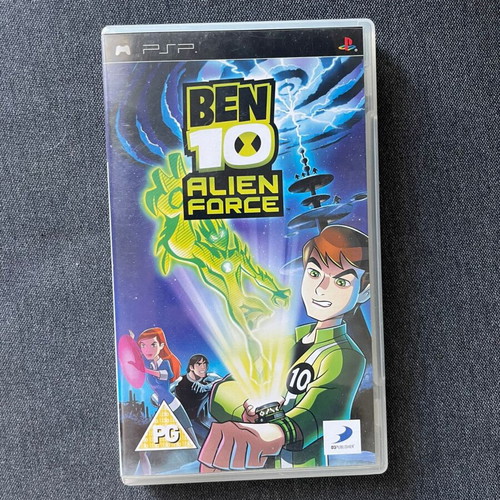 Ben 10 Alien Force PSP used with manual