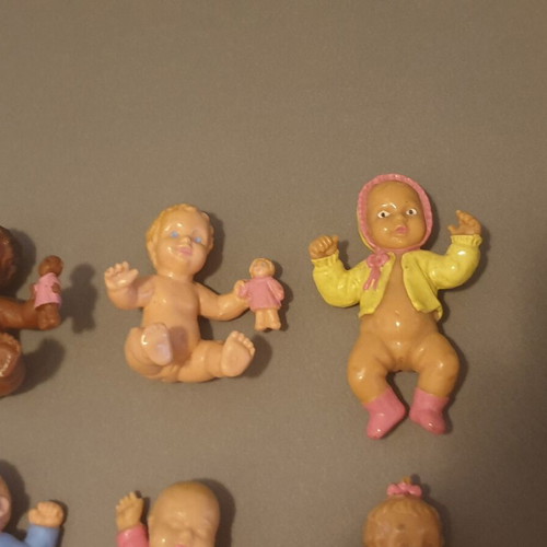 Bullyland Bully Babies dolls lot of six, like new