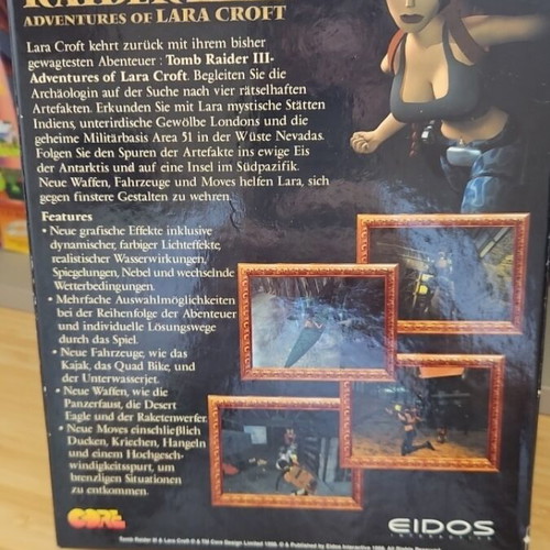 Tomb Raider 3 για PC γερμανικό σε άριστη κατάσταση