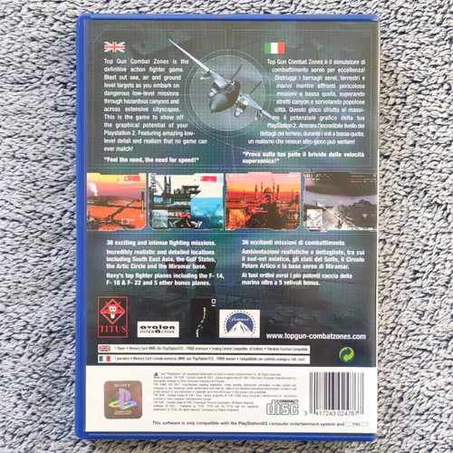 Top Gun Combat Zones PS2 μεταχειρισμένο για PlayStation 2
