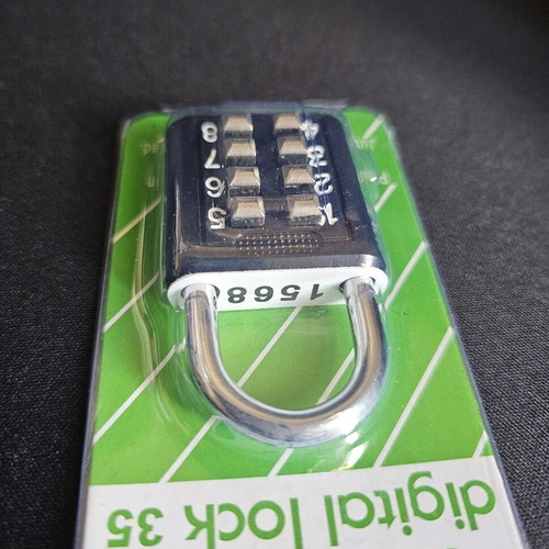 Small metal lock with 4-digit code new