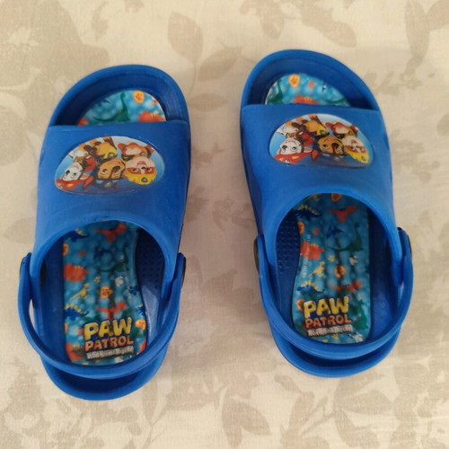 Paw Patrol slippers used, size 23-24, blue