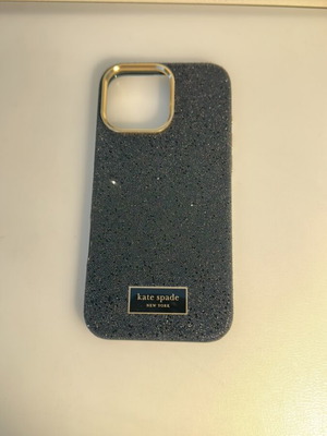 Kate Spade Back Cover метален черен за iPhone 16 ProMax като нов