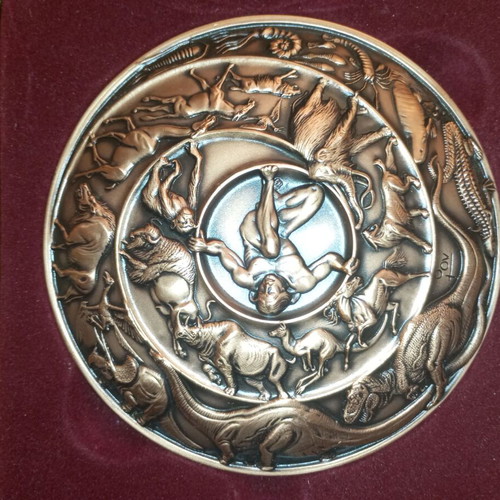 Rare artwork, medal by Marcel Jovaine