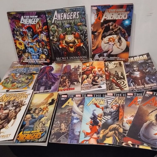Marvel Comics collection used, 74 volumes including 14 hardcovers