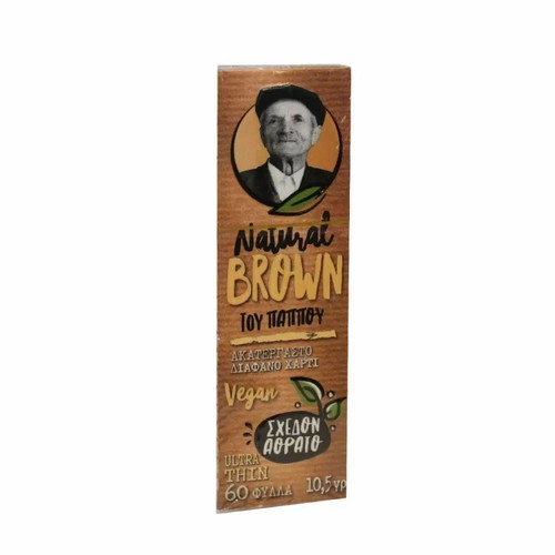 Unprocessed ultra-thin rolling paper 60 sheets new