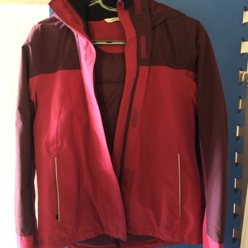 Jacket for girl 14-18 years like new, brown and red
