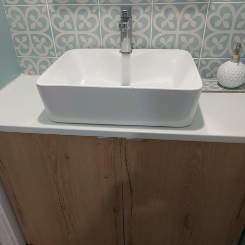 Bathroom furniture with sink like new, set of 2