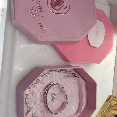 Swarovski Angelic Jewelry Set like new, gray, Pandora
