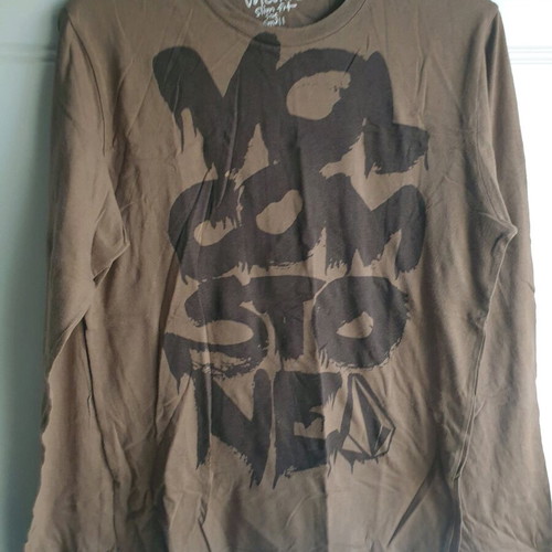 Zara men's medium cotton blouse very good like new brown