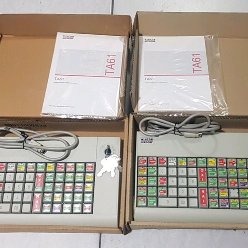 Wincor Nixdorf TA61 POS cash register keyboard like new
