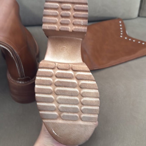 Boots shoes new synthetic leather size 40