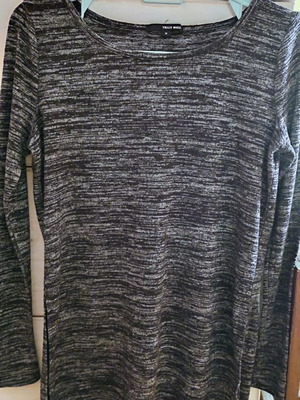 Tally Weijl women's long shirt like new, size M, black-gray