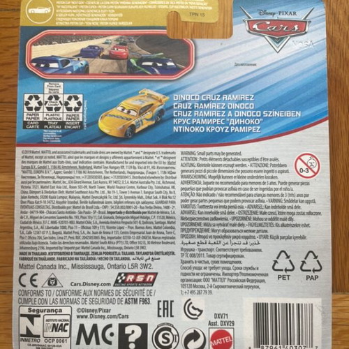 Disney Cars Dinoco Cruz Ramirez Toy Car new