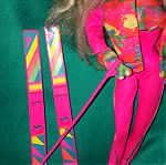  Barbie σκιέρ,υπέροχη κούκλα.vintage