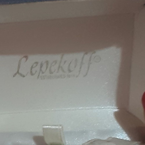 Lepekoff titanium cufflinks and tie clips set used