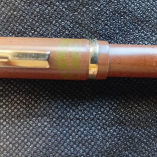 Camel Trophy pen set used vintage with wood-like case