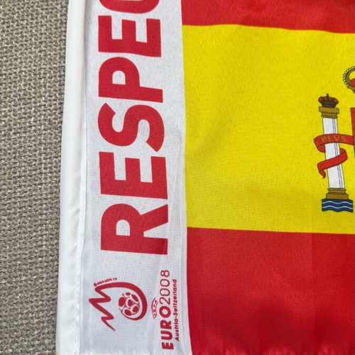 Euro 2008 Spain National Team Flag new, official match accessory