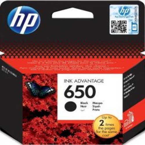 HP 650 Black Ink Cartridge new CZ101AE