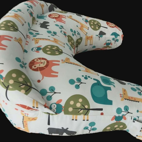 Nursing pillow like new with strap and storage bag